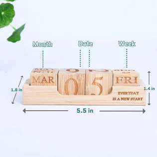 Bamboo Perpetual Calendar