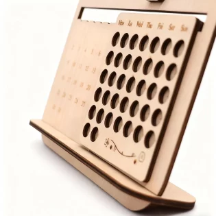 MDF Wood Laser Cutting Calendar