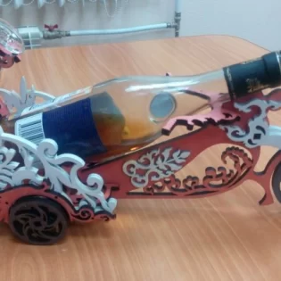 bike wine bar cnc laser cutting