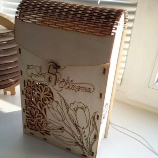 décor wooden bicycle wine bottle holder rack laser cutting template