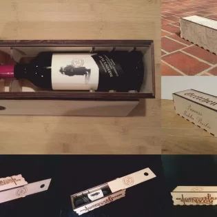 laser cut wine box