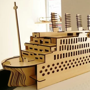 Titanic ship 3d puzzle model