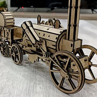 3d puzzle Stephenson's rocket locomotive
