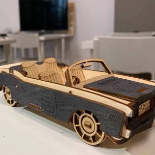 Convertible Chevrolet Camaro 3d toy car