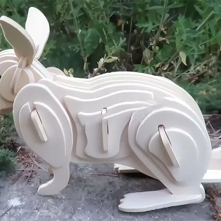 3d puzzle rabbit