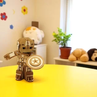 Superhero captain America 3d puzzle