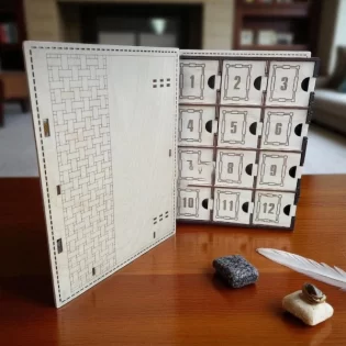 Personalized Christmas advent calendar