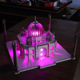 Taj mahal 3d wooden
