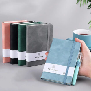 A5 PU Leather Hard Cover Notebook