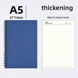 A5 Soft Cover Spiral Notebooks