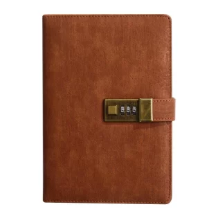 Hardcover with Password Lock Notebook