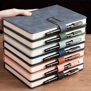 Luxury A-5 Notebook PU Leather Hardcover