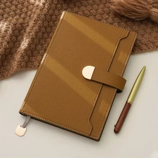 Pu Leather Notebook with Pocket