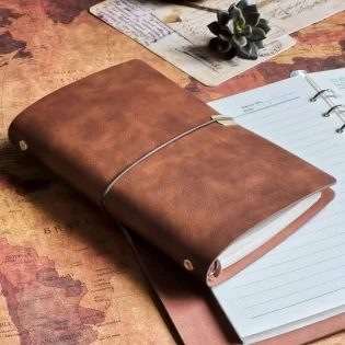 Soft Cover Vintage Genuine Leather Notebook