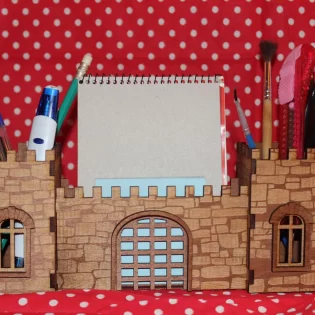 Fortress desk organizer pen holder