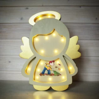 angel kids room night light lamp