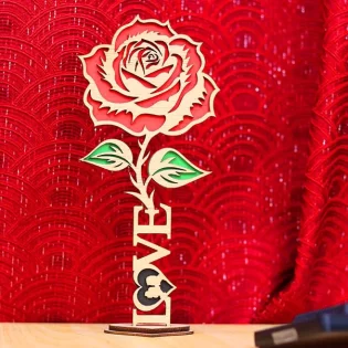 flower stand decoration happy valentine day gift idea