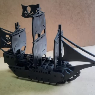 Pirate ship 3d puzzle model