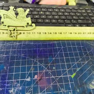 Santa countdown Christmas desk calendar