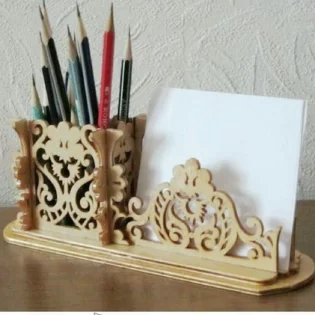 Pencil holder pad organizer