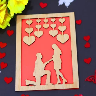 Happy valentine day card