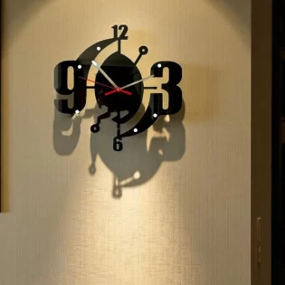 laser cut abstract art modern woodenc