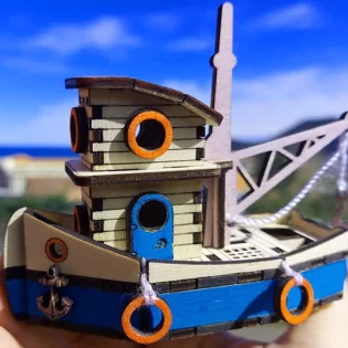 Fishing boat miniature