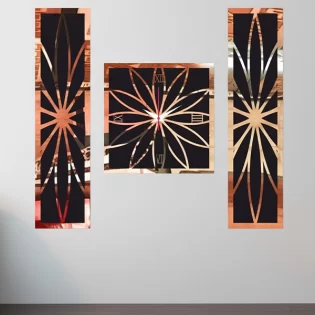 laser cut flock of butterflies wall