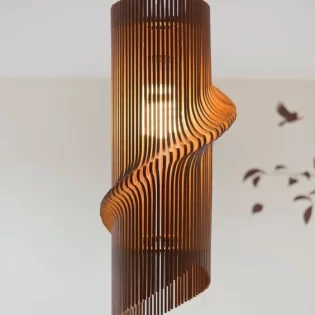 hanging lamp laser cut