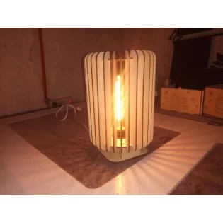 lamp template laser cut