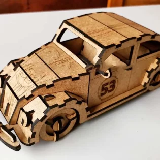 laser cut 3d wooden puzzle herbie_5