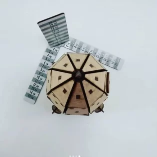 3d wooden puzzle rocket