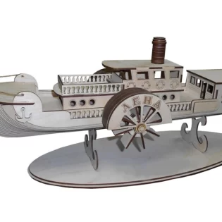 wooden puzzle ship model design