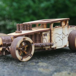 laser cut bones shaker 3d puzzle model toy