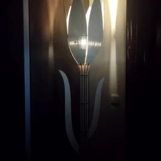 laser cut decorative corner floor lamp
