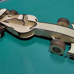 laser cut formula racing car model toys