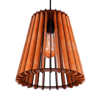 laser cut hanging lamp wooden pendant lights