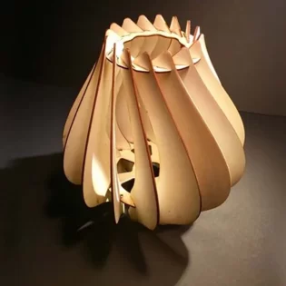 laser cut pendant lamp night light hanging