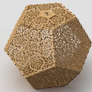 laser cut shadow lamp layout