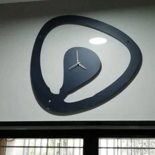 laser cut unique modern shape wall