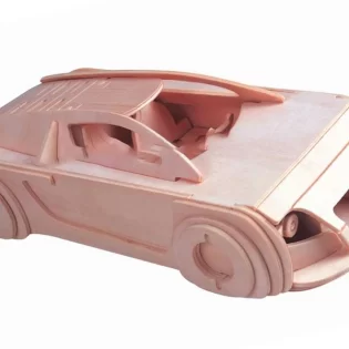 laser cut v 19 toy future car 3d puzzle
