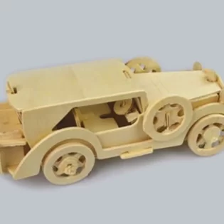 laser cut wooden 3d puzzle ford v8