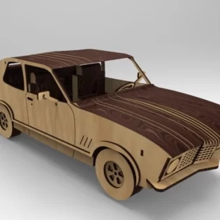 laser cut wooden Holden torana car 3d puzzle toy _2