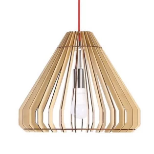 laser cut wooden pendant 3d lamp