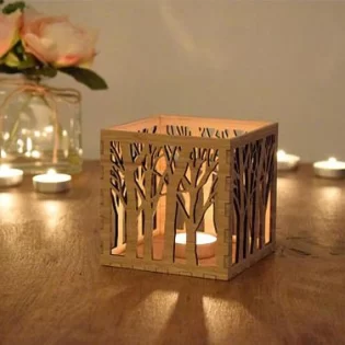 night light lamp laser cut