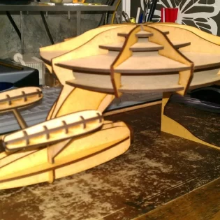 space ship 3d puzzle