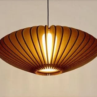turbine lamp laser cut