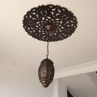 Wooden ceiling chandelier night light lamp