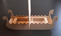 Wooden marine boat