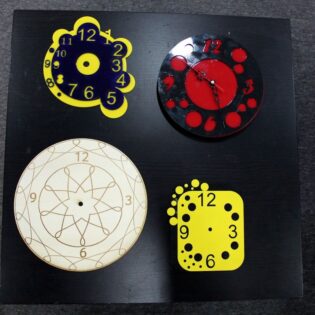 Beautiful Wall Clock Laser Cut